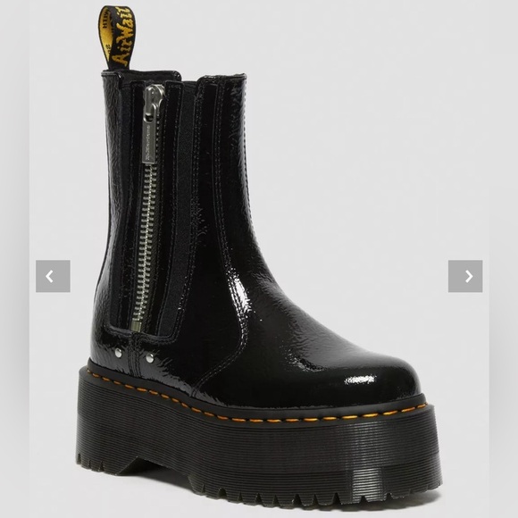 2976 MAX DISTRESSED PATENT PLATFORM BOOTSC - Picture 4 of 8